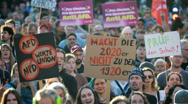 proteste in toata germania dupa victoria afd partidul poate castiga o noua regiune