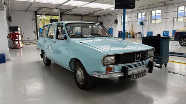 renault 12 stramosul daciei break la rar are 50 de ani dar doar 4000 km la bord