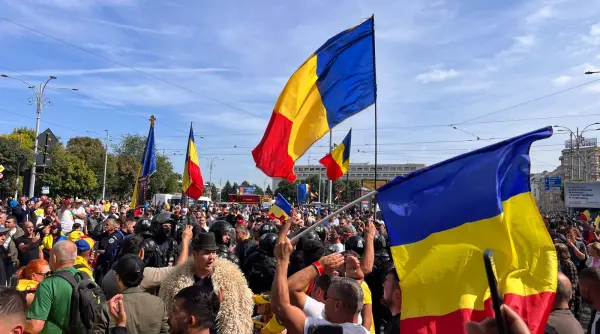 protest masiv al fermierilor in piata victoriei marti jandarmii organizeaza filtre si echipe de dialog