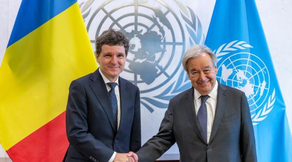 nicusor dan s a intalnit cu secretarul general al onu antonio guterres la new york