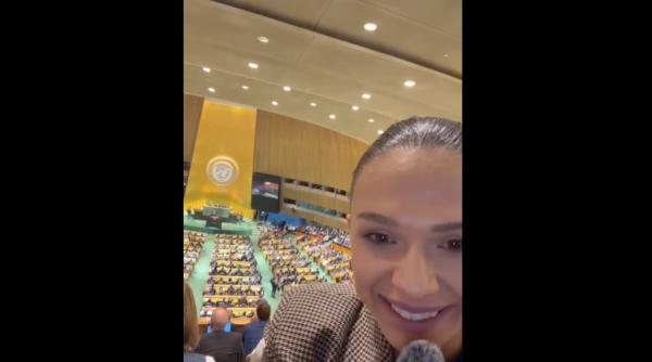 Ana Maria Păcuraru, direct de la ONU: „Chiar acum urcă Donald Trump la tribuna Organizației Națiunilor Unite”