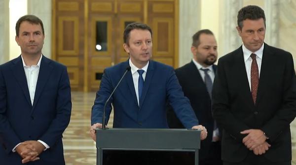 siegfried muresan fara liderii pnl usr si udmr la parlament a depus lista ministrilor si programul de guvernare