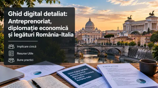 ghid digital detaliat antreprenoriat diplomatie economica si legaturi romania italia