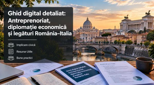 ghid digital detaliat antreprenoriat diplomatie economica si legaturi romania italia