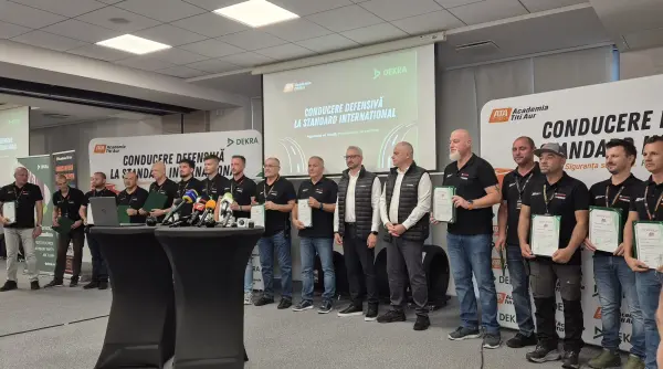 dekra romania certifica programele si instructorii academiei titi aur pentru conducere defensiva