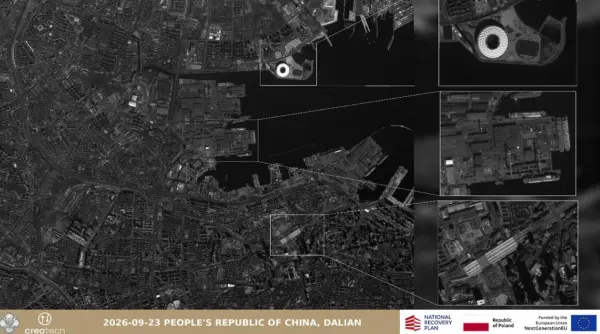 un satelit spion al poloniei a depistat o noua arma construita de china intr un port un obiect deosebit de interesant