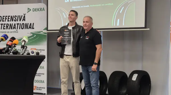video david popovici mesaj pentru soferi dupa ce a testat simulatorul academiei titi aur