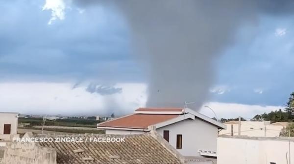 doua tornade violente au lovit sicilia