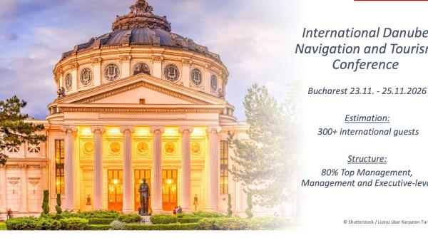 conferinta privind navigatia pe dunare si turismul 2026 in noiembrie la bucuresti