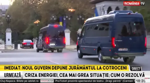 guvernul luca niculescu a fost dus cu microbuzele la palatul cotroceni