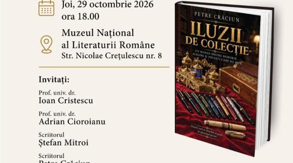 iluzii de colectie de petre craciun lectura in avanpremiera la muzeul national al literaturii romane