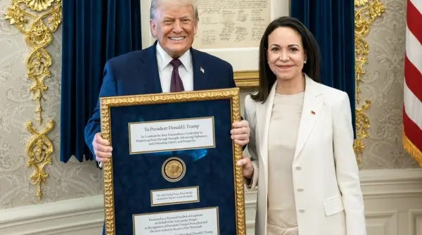 corina machado lidera opozitiei din venezuela cea care i a furat lui trump premiul nobel s a intors in tara dupa un an de exil