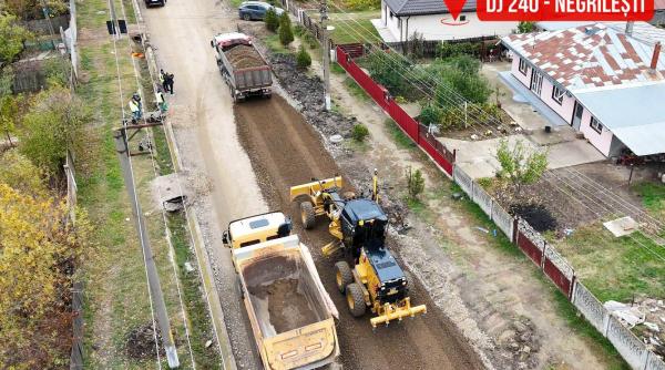costel fotea lucrari in plina desfasurare pe drumurile din judetul galati