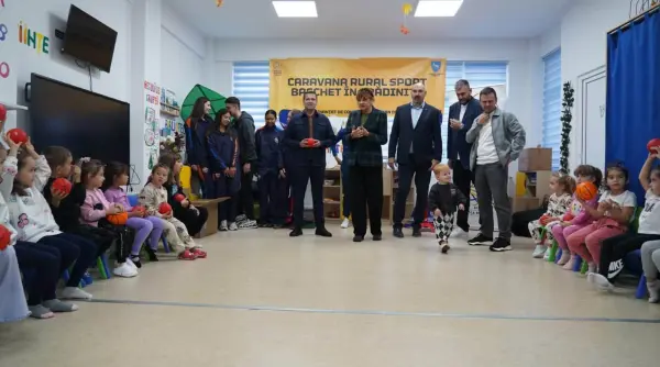 corneliu stefan caravana rural sport baschet in gradinite la aninoasa si razvad