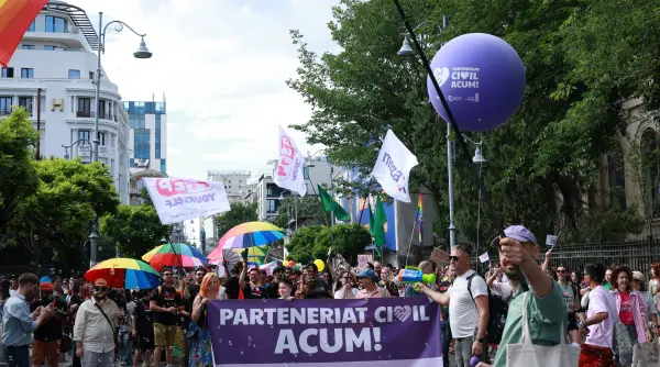 manifestatie pentru sustinerea parteneriatului civil in capitala