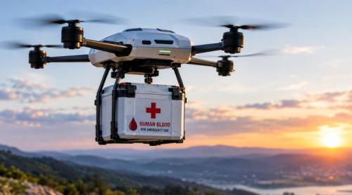 Dronele ar putea livra sânge direct la locul accidentului. Noua metodă care ar putea salva vieți