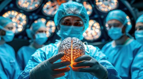 Ce vede neurochirurgul în timp ce operează creierul. Tehnologia care face tumora să "lumineze"